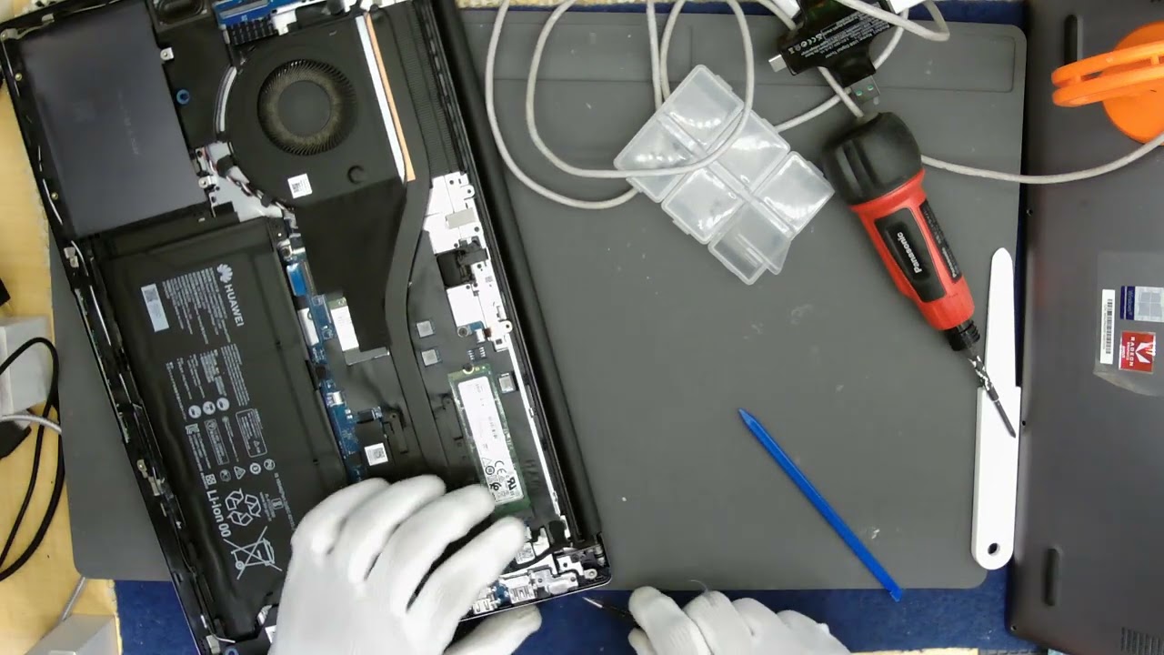 HUAWEI MateBook D15 分解 Disassembly - YouTube