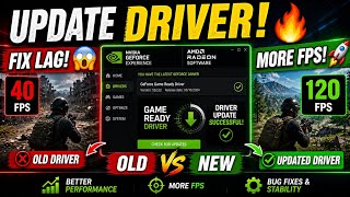 Update Your Graphics Driver 😳 HUGE FPS Boost!