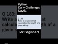 Python Daily Challenges Day061 For Beginners #programming #python #beginners