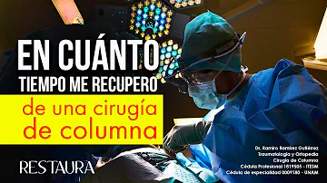 ¿Cuánto tiempo permanece en cama tras una operación de columna?