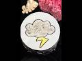Thundercloud drawing 🌩️🌩️ #asmr #art #diy #satisfying #oddlysatisfying #drawing