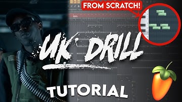 HOW TO MAKE DARK AGGRESSIVE UK DRILL BEATS FOR UNKNOWN T (UK Drill Tutorial - FL Studio)