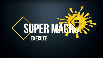 Super macro  comment utilisé la fonction execute