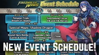 FEH Event Schedule Released! Tempest Trials, Banners, GHBs & More! | FEH News 【Fire Emblem Heroes】
