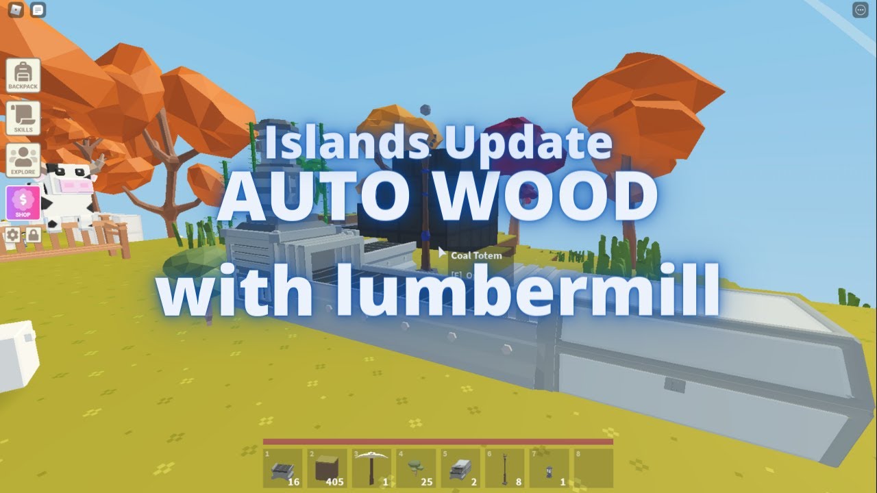 How To Use The New Lumbermill In Islands YouTube