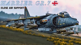 🇬🇧Air Strikes: Harrier Gr.7  Ground Striking and Air Combat | Ground Battle  (WarThunder 8x8)