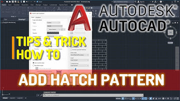 AutoCAD How To Add Hatch Patterns