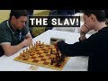 Postny vs Kollars | Grandmaster Lesson in the Slav | Blitz Chess 2019