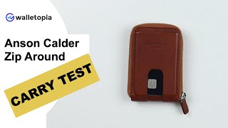 Anson Calder Zip Around Wallet Is Excellent, But The Smell?
