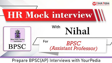 BPSC(AP) HR Mock Interview | Important HR Questions for English | Prepare interviews with YourPedia