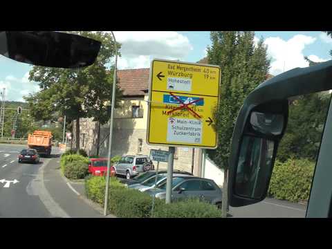 driving through Ochsenfurt, Germany