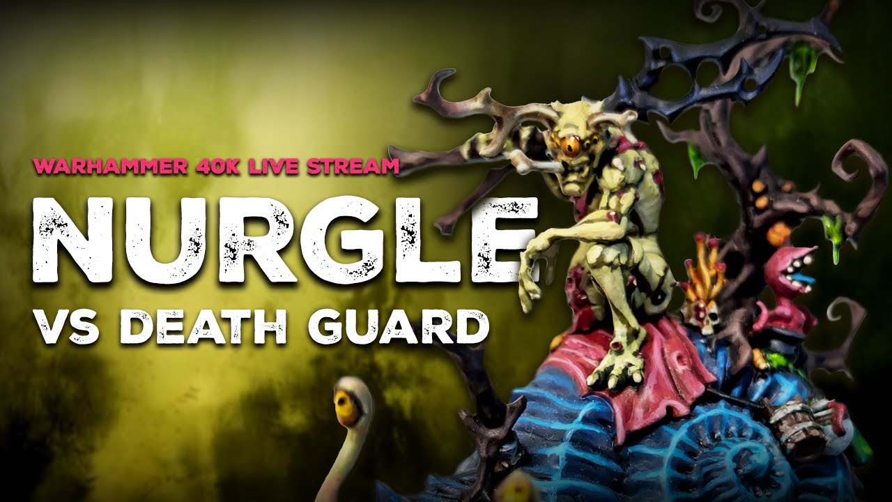 DEATH GUARD VS NURGLE DAEMONS | WARHAMMER 40K BATTLE REPORT