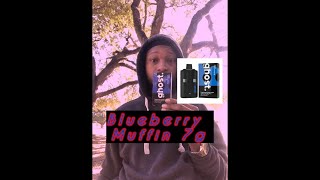 7g Blueberry 🫐 Muffin Ghost vape disposable review 21+