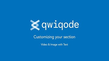 Video & Image withText Shopify section by qwiqode (Tutorial)