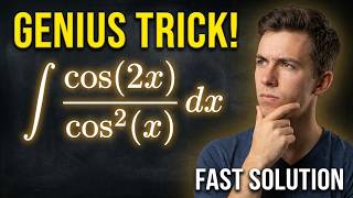 Integral of cos(2x)/cos²(x) ✍️ | Trigonometric Integration Simplified | Step-by-Step Solution