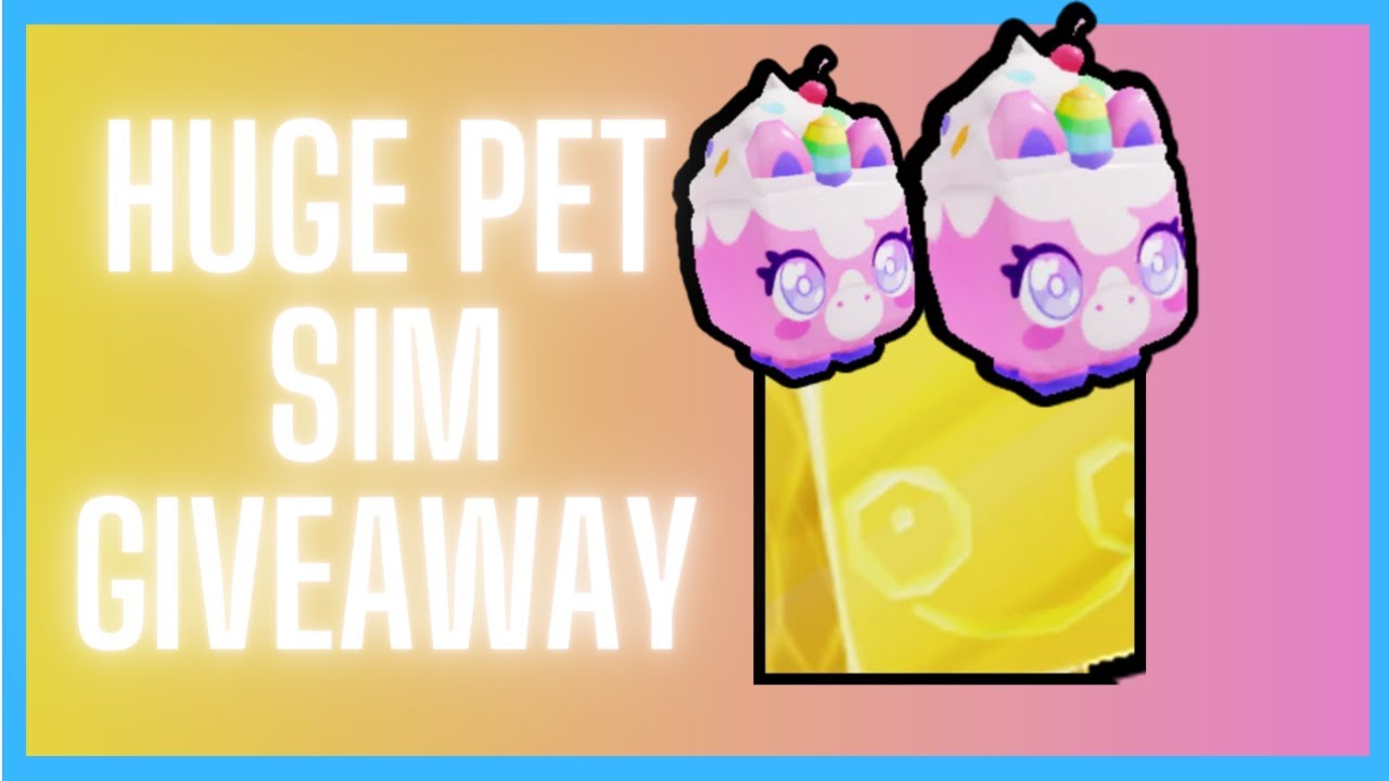Pet Simulator X Giveaway I OP! I Join Up! YouTube