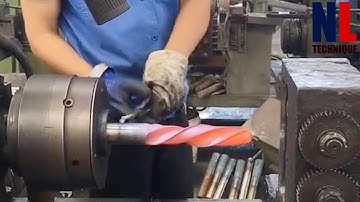 Amazing Giant Drill Bits Manufacturing Process With Modern Machines And Skillful Workers