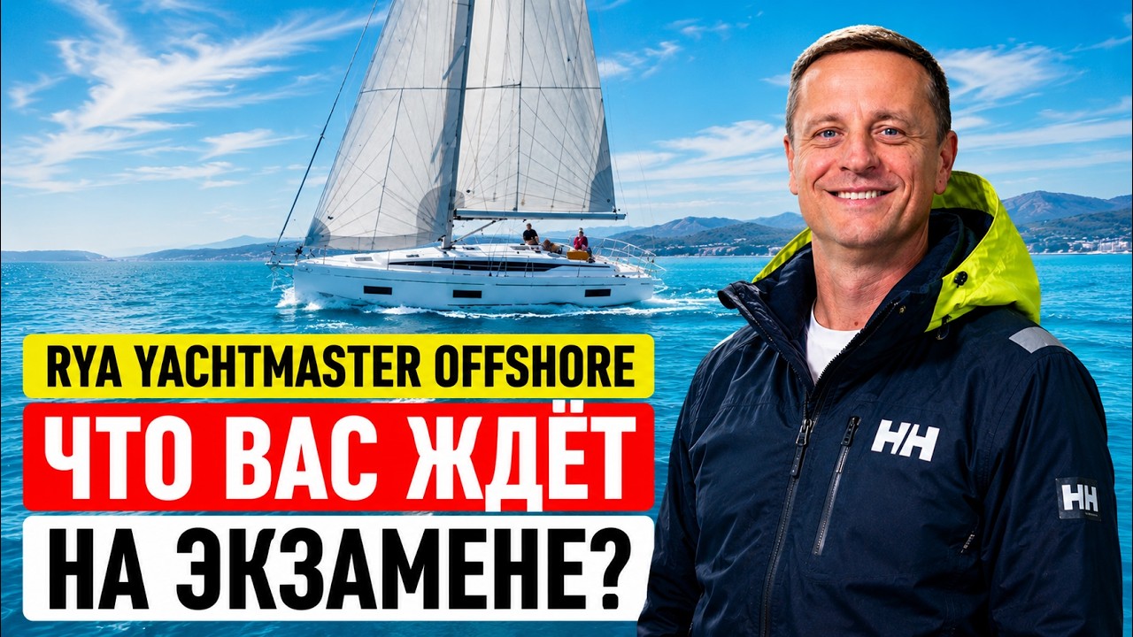⁣RYA Yachtmaster Offshore | Что вас ждёт на экзамене? Полный разбор
