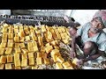 Jaggery Making With Farm Fesh Sugarcane Juice In My Village | Making Of Gurr | Bellam | Panela