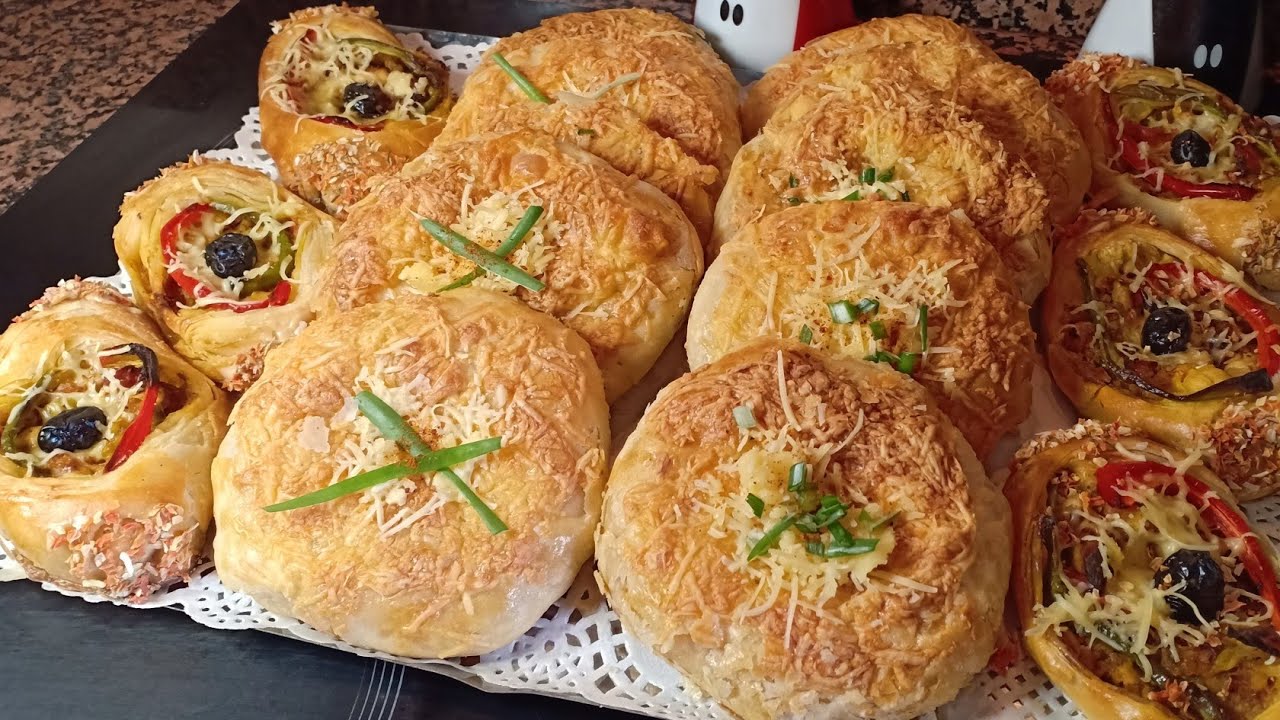 جيبي ورقه وسجلي هاد المالح عندك غتحتاجيه قريباً 😌 مملحات متنوعة بحشوات لذيذة لرمضان 2023