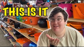 *THIS FIND* is what makes thrifting vintage Halloween the best! Thrift with Us for Halloween!