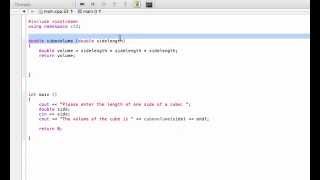 Another simple function example (C++ programming tutorial)