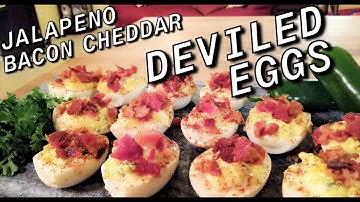 Jalapeno Bacon Cheddar Deviled Eggs | A CHEF ADVENTURES and Yesterkitchen Collab | Fun Deviled Eggs