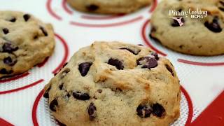 Banana Chocolate Chip Cookies | Soft, Thick & Chewy
