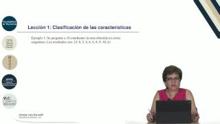 4.1. Clasificación de las características