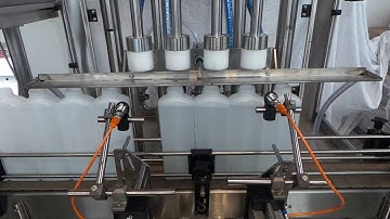 Automatic linear filling machine LOGYKA 4 MAG - Home care detergents