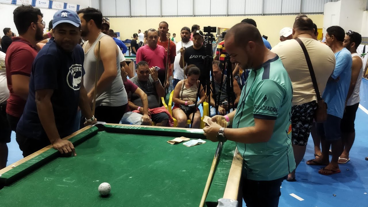 Maycon de Teixeira x Gladiador ao vivo em Salvador-BA #sinuca