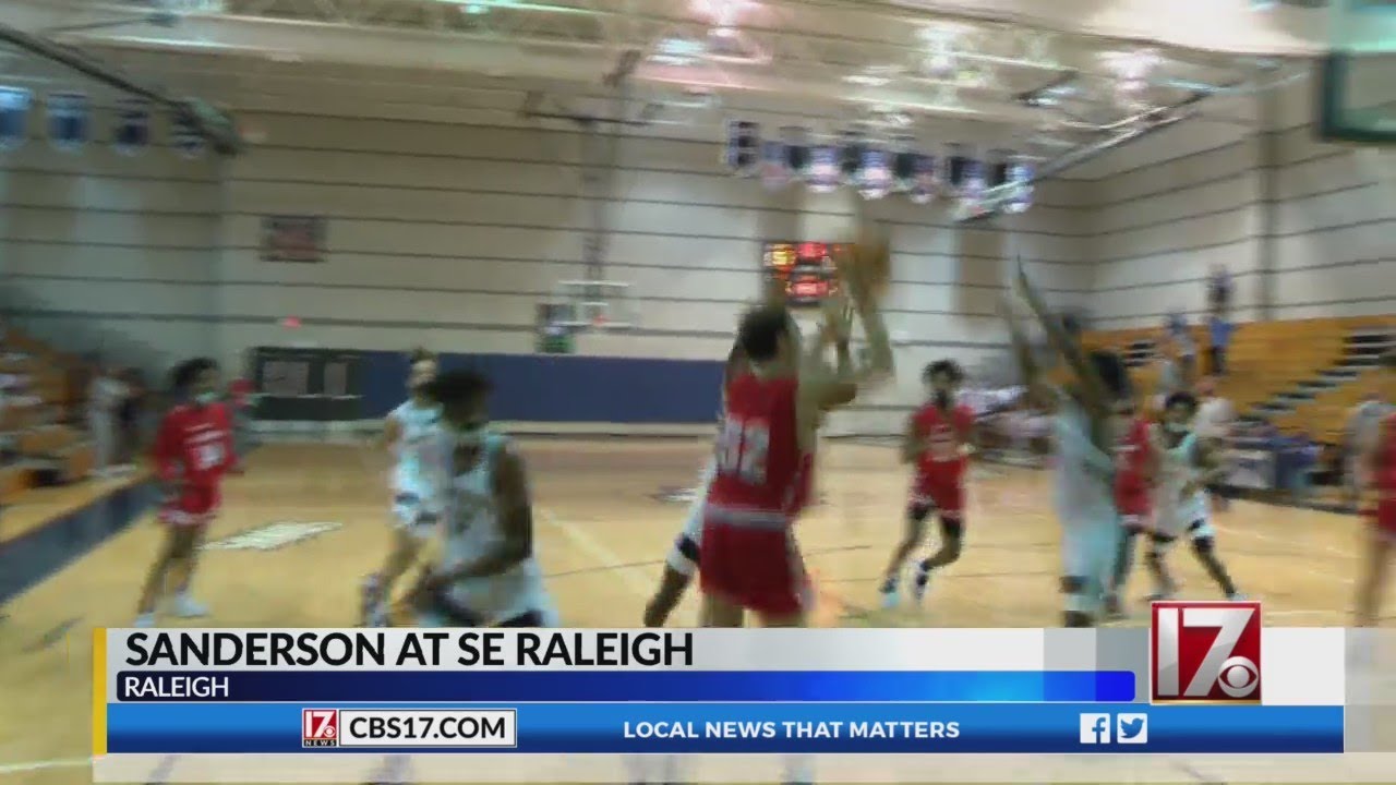 High school basketball Sanderson at Southeast Raleigh YouTube