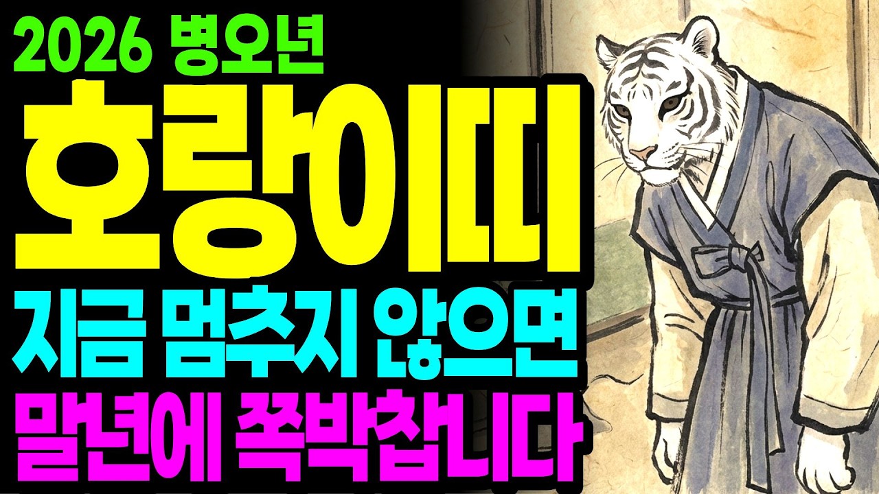 억울한 일 많았던 호랑이띠 분들 제발 고집 꺾으세요 우수 절기 지나기 전 '이것' 안 하면 들어올 복 다 나갑니다