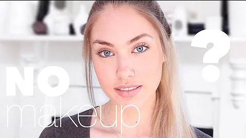 Natural "NO MAKEUP" Makeup Look for School or Work...