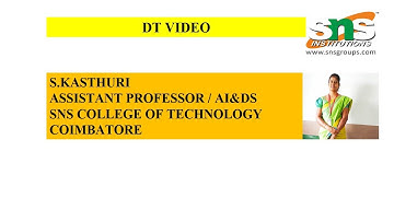 DT VIDEO | CLOUD COMPUTING AND ITS APPLICATIONS | SNS INSTITUTIONS