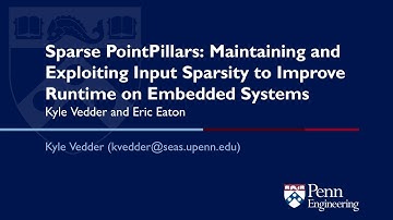 Sparse PointPillars - 1 Minute Overview