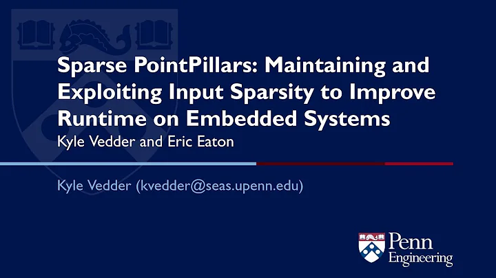 Sparse PointPillars - 1 Minute Overview