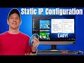 Configure a Static Ip Address in 4 Minutes!