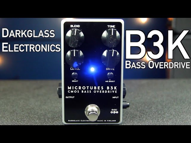 Microtubes B3K Bass Overdrive Demo by Will Davies - YouTube