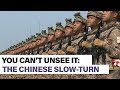 Try to look away from these Chinese troops doing a dramatic slow turn