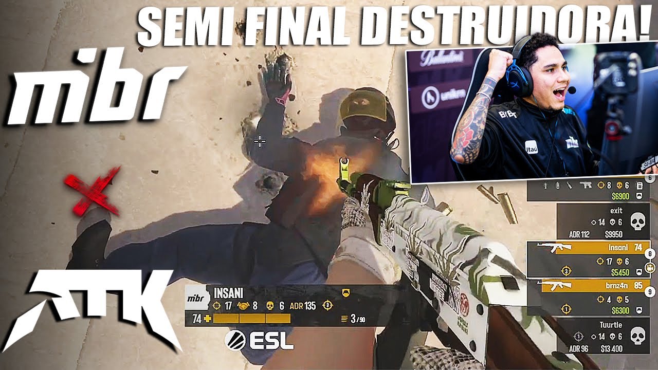 HEN1 + INSANI HUMILHOU O XITER!!! Mibr vs Atk - HIGHLIGHTS - ESL Challenger S45 | CSGO