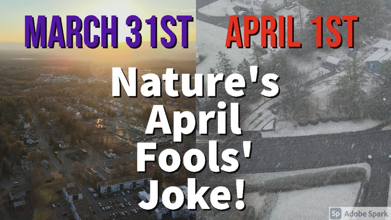 Spring or Winter? Nature’s April Fools Joke Caught on Drone ️🌸 - YouTube