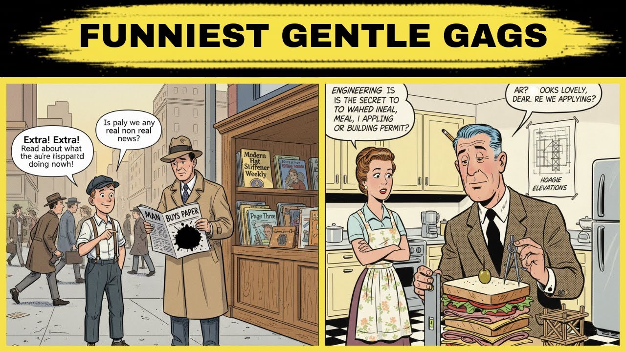 Funniest Gentle Gags From Another Era 😂 | Classic Cartoon Compilation Of Sweet Timeless Humor
