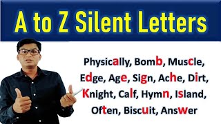 Silent Letters in English | English Grammar by Anil Sir | Silent letters in English rules