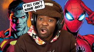RDC STRUGGLES To Name 100 DC/Marvel Combined Superheroes