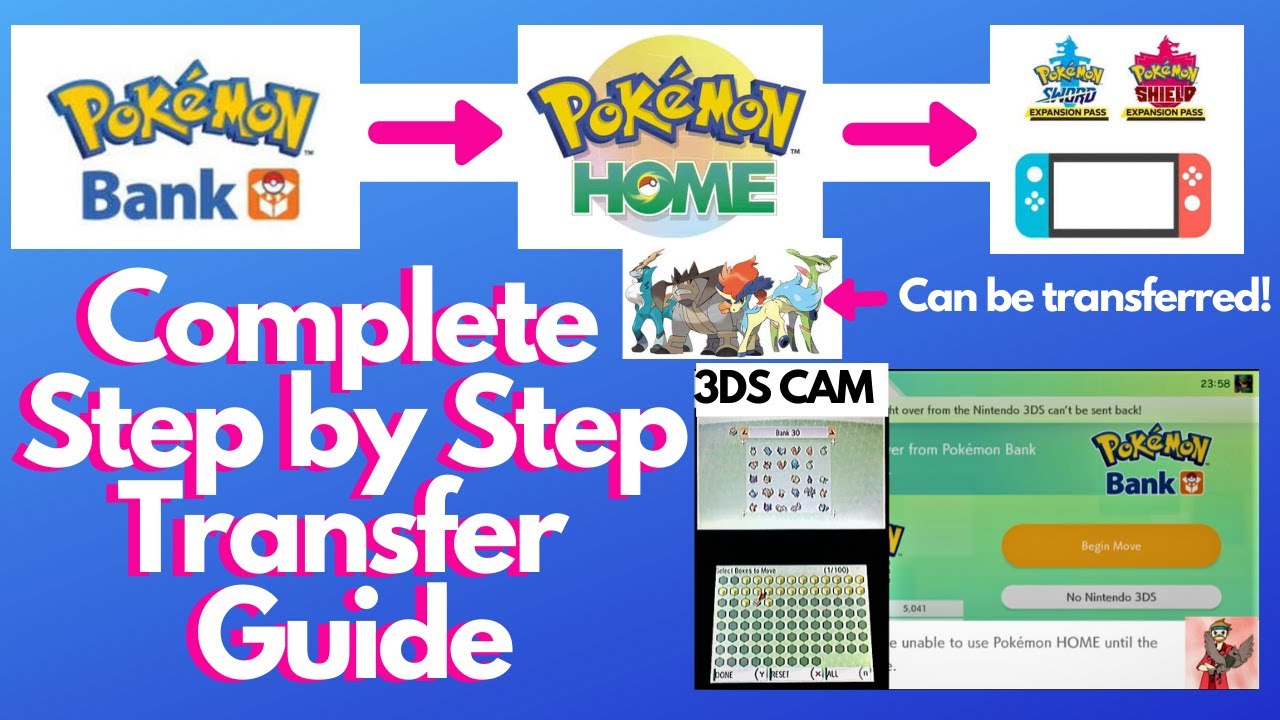 How To Transfer Pokemon From Your 3ds To Sword Shield Using