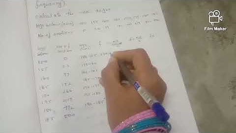 Arthimetic mean - Continuous series of less than cumulative frequencies