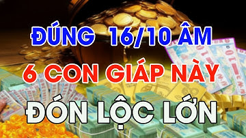 Lộ Diện 6 Con Giáp Dễ Trúng Số Độc Đắc , Đón Vận May Lớn , Tiền Chảy Liên Tục Về Túi Đúng 16/10 ÂL