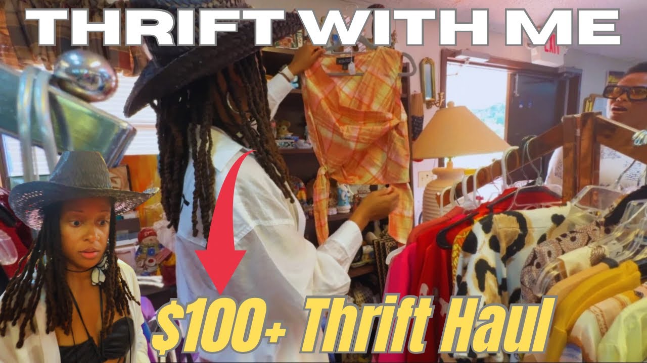 THRIFT WITH ME| Can’t Believe We Spent Over $100 at the Thrift Store ...