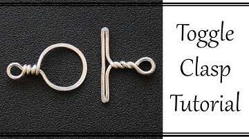 How to Make a Wire Wrapped Toggle Clasp - Easy Beginner Jewelry Tutorial